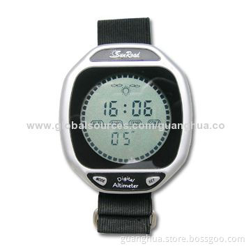 Digital Compass with Altimeter, Made of ABS